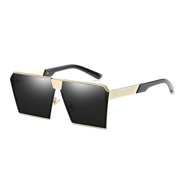 square sunglasses women big metal oculos oversized uv400 protection reflective lens lunette mirror shades, White;black
square sunglasses women big metal oculos oversized uv400 protection reflective lens lunette mirror shades, White;black