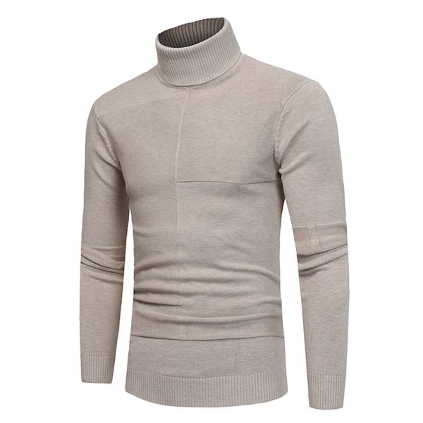 2018 new autumn winter men's fashion high lapel sweater bottoming shirt slim solid striped men turtleneck knitted warmer sweater, White;black
2018 new autumn winter men's fashion high lapel sweater bottoming shirt slim solid striped men turtleneck knitted warmer sweater, White;black