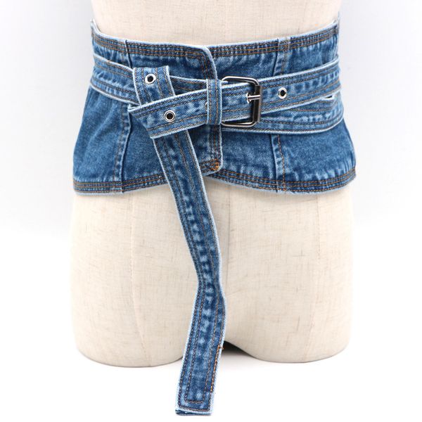 women fashion denim jeans wide waist belt japanese style belts new 2018 blue, Black;brown
women fashion denim jeans wide waist belt japanese style belts new 2018 blue, Black;brown