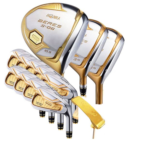 new mens golf clubs honma s-06 4 star golf complete set of clubs driver+fairway wood club+putter graphite golf shaft headcover ing
new mens golf clubs honma s-06 4 star golf complete set of clubs driver+fairway wood club+putter graphite golf shaft headcover ing