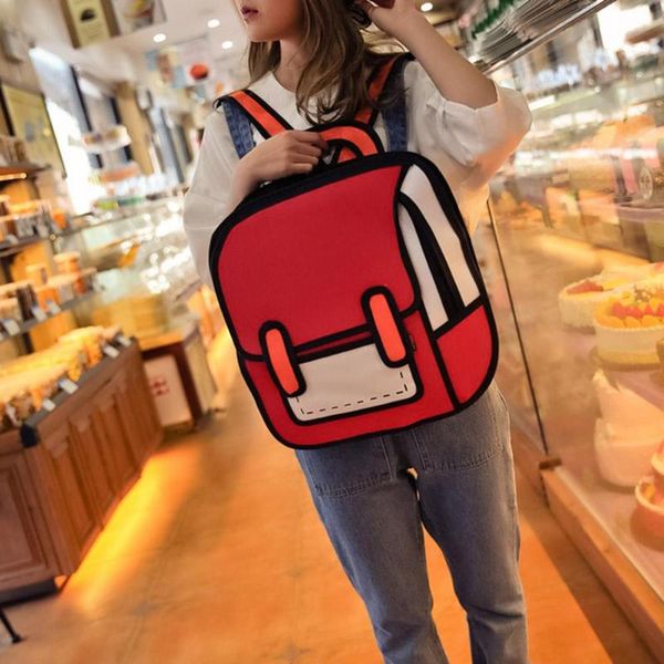 cute style cartoon women backpack 2d drawing backpacks 3d jump school bag girls traval rucksack mujer
cute style cartoon women backpack 2d drawing backpacks 3d jump school bag girls traval rucksack mujer
