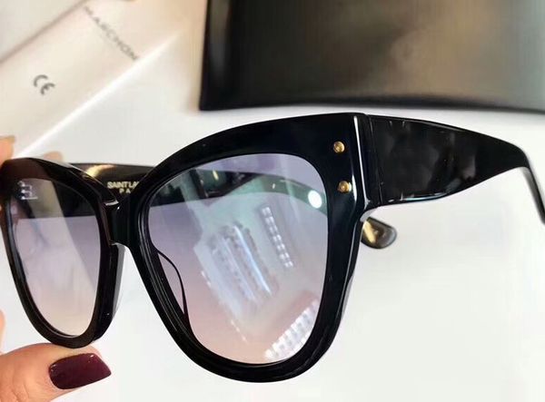 women sl m48 black grey shades sunglasses sonnenbrille fashion cat eye sun glasses eyewear new with case, White;black
women sl m48 black grey shades sunglasses sonnenbrille fashion cat eye sun glasses eyewear new with case, White;black