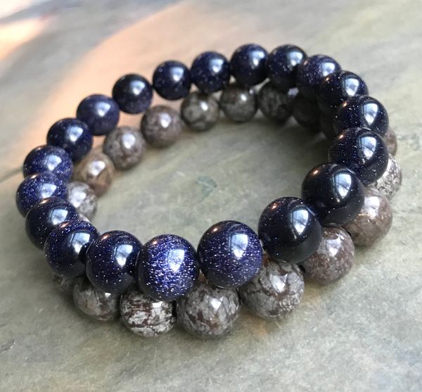 10mm Blue Goldstone Beads Bracelet,10mm Brown Snowflake Jasper Beads Elastic Bracelet,Gemstone Bracelet ,Bead Bracelet ,Gifts
10mm Blue Goldstone Beads Bracelet,10mm Brown Snowflake Jasper Beads Elastic Bracelet,Gemstone Bracelet ,Bead Bracelet ,Gifts