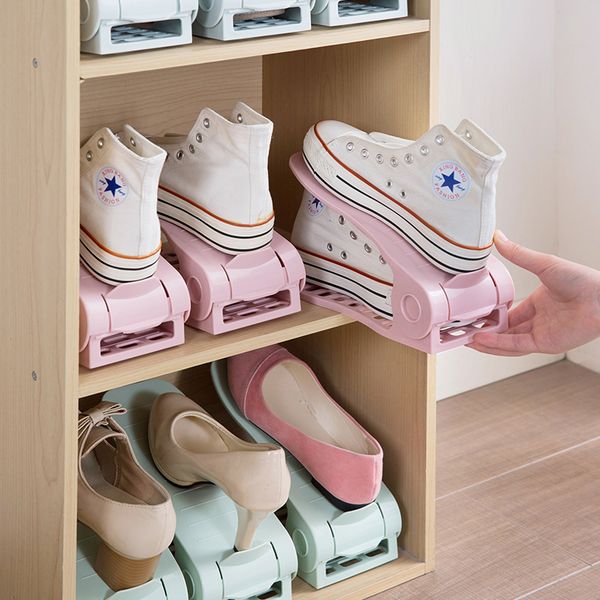adjustable double-layer shoe rack plastic simple shoe bracket household space-saving integrated shoe storage rack
adjustable double-layer shoe rack plastic simple shoe bracket household space-saving integrated shoe storage rack