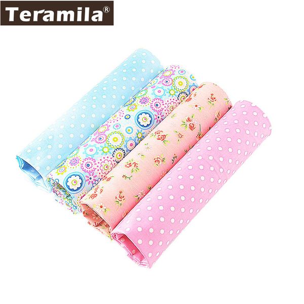 4pcs/lot 40cmx50cm floral dots teramila cotton fabric fat quarter bundle quilting patchwork sewing clothe bedding tissus tilda, Black;white
4pcs/lot 40cmx50cm floral dots teramila cotton fabric fat quarter bundle quilting patchwork sewing clothe bedding tissus tilda, Black;white