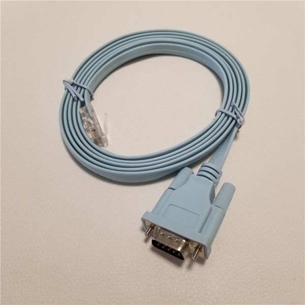 10pcs/lot rj45 male to db9 rs232 male serial port adapter data extension cable blue 1.5m
10pcs/lot rj45 male to db9 rs232 male serial port adapter data extension cable blue 1.5m