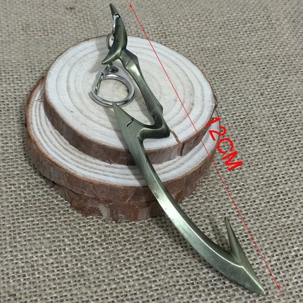 12cm league legends of lol game diana weapon pendant keychain key chain key ring key holder classic trinket for boys, Silver
12cm league legends of lol game diana weapon pendant keychain key chain key ring key holder classic trinket for boys, Silver
