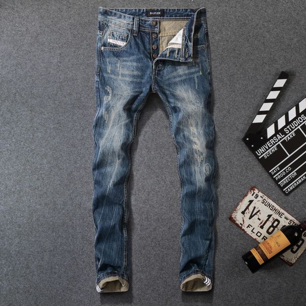 fashion classical men's jeans dark blue size 29-42 straight fit 100% cotton buttons pants homme balbrand ripped jeans men
fashion classical men's jeans dark blue size 29-42 straight fit 100% cotton buttons pants homme balbrand ripped jeans men