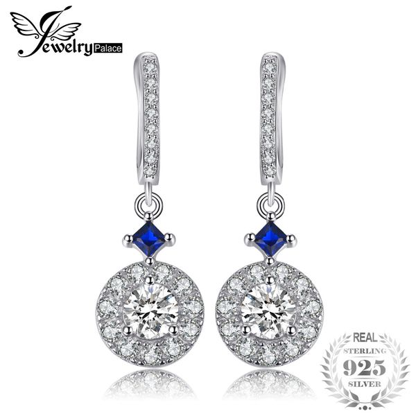 jewelrypalace elegant created blue spinel& cubic zirconia drop earrings 100% 925 sterling silver woman fashion wedding jewelry, Golden;silver
jewelrypalace elegant created blue spinel& cubic zirconia drop earrings 100% 925 sterling silver woman fashion wedding jewelry, Golden;silver
