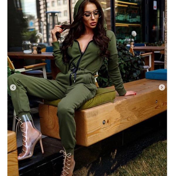 fashion women ladies jumpsuit zipper long sleeve one piece bodycon long pants clothes, Black;white
fashion women ladies jumpsuit zipper long sleeve one piece bodycon long pants clothes, Black;white