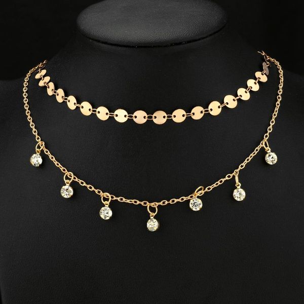 minhin fashion gold color crystal choker necklace for women ladies wedding necklace chain jewellry colares femme gift, Silver
minhin fashion gold color crystal choker necklace for women ladies wedding necklace chain jewellry colares femme gift, Silver