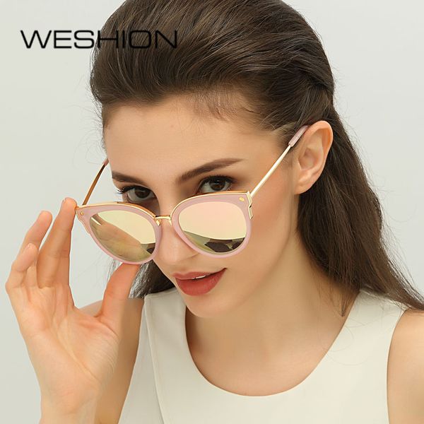 weshion designer sunglasses women polarized cateye oval rimless glasses fashion woman 2018 new lunette de soleil femme with case, White;black
weshion designer sunglasses women polarized cateye oval rimless glasses fashion woman 2018 new lunette de soleil femme with case, White;black