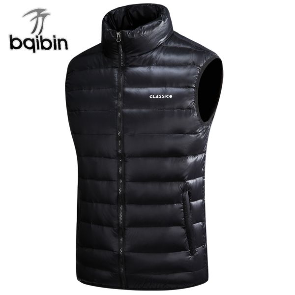winter warm down vest for men autumn casual male white duck down parka sleeveless jacket varsity mens thick ultralight waistcoat, Black;white
winter warm down vest for men autumn casual male white duck down parka sleeveless jacket varsity mens thick ultralight waistcoat, Black;white
