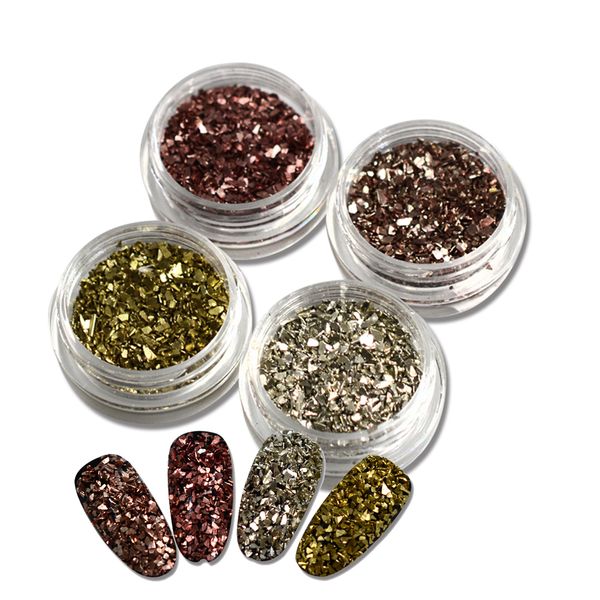 1g/bottle nail art crushed glass powder decoration broken nail decoration galss glitter powder for uv gel manicure sand289, Silver;gold
1g/bottle nail art crushed glass powder decoration broken nail decoration galss glitter powder for uv gel manicure sand289, Silver;gold