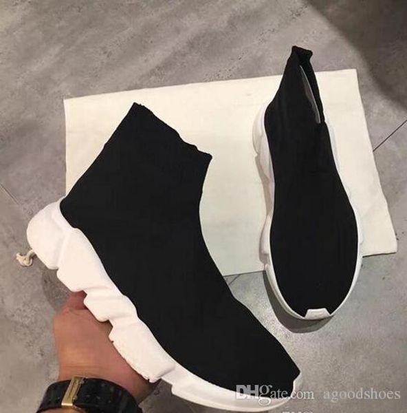 name brand casual shoes flat fashion socks boots woman new slip-on elastic cloth speed trainer runner man shoes outdoor, Black
name brand casual shoes flat fashion socks boots woman new slip-on elastic cloth speed trainer runner man shoes outdoor, Black