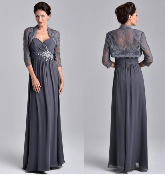 2017 stunning beaded chiffon a line evening dresses floor length with lace jacket grey mother of the bride groom dresses, Black;red
2017 stunning beaded chiffon a line evening dresses floor length with lace jacket grey mother of the bride groom dresses, Black;red