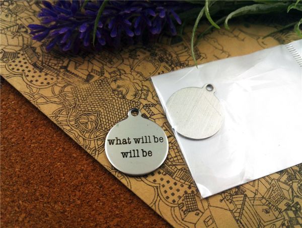 40pcs--"what will be will be"stainless steel charms more style for choosing diy charms pendants for necklace, Bronze;silver
40pcs--"what will be will be"stainless steel charms more style for choosing diy charms pendants for necklace, Bronze;silver