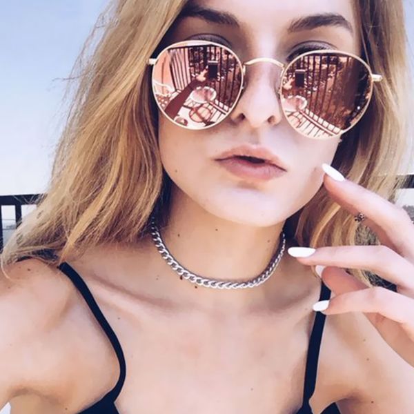 elot fashion retro small round sunglasses women metal frame vintage brand designer mirror sun glasses for female ladies uv400, White;black
elot fashion retro small round sunglasses women metal frame vintage brand designer mirror sun glasses for female ladies uv400, White;black