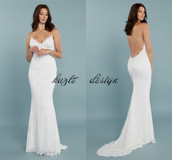pretty lace mermaid princeville wedding gown from katie may 2018 modest spaghetti backless bohemian country bridal wedding dresses, White
pretty lace mermaid princeville wedding gown from katie may 2018 modest spaghetti backless bohemian country bridal wedding dresses, White