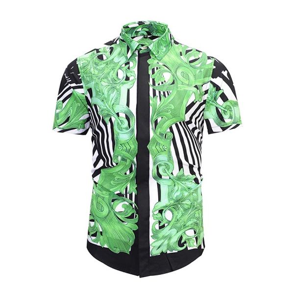2018 new luxury mens fashion casual shirt d6099 vintage designer 3d print slim fit short sleeve cotton lapel dress shirts, White;black
2018 new luxury mens fashion casual shirt d6099 vintage designer 3d print slim fit short sleeve cotton lapel dress shirts, White;black
