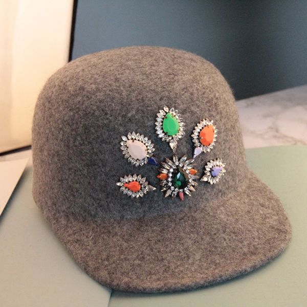 fashion wild tourism shourouk fashion luxury flower crystal gem hat women new basin hat 792, Blue;gray
fashion wild tourism shourouk fashion luxury flower crystal gem hat women new basin hat 792, Blue;gray