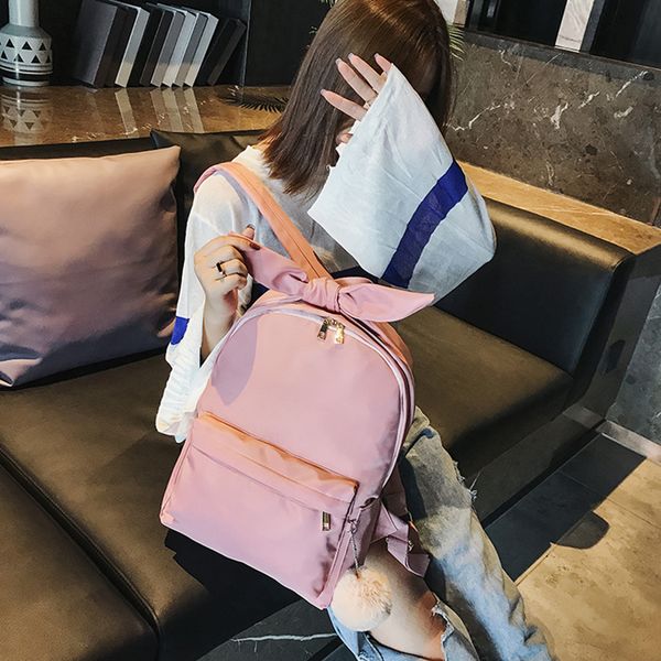 lovely bownot women school travel backpack nylon women backpacks 2018 fashion hairball girls student schoolbag big capacity bags
lovely bownot women school travel backpack nylon women backpacks 2018 fashion hairball girls student schoolbag big capacity bags