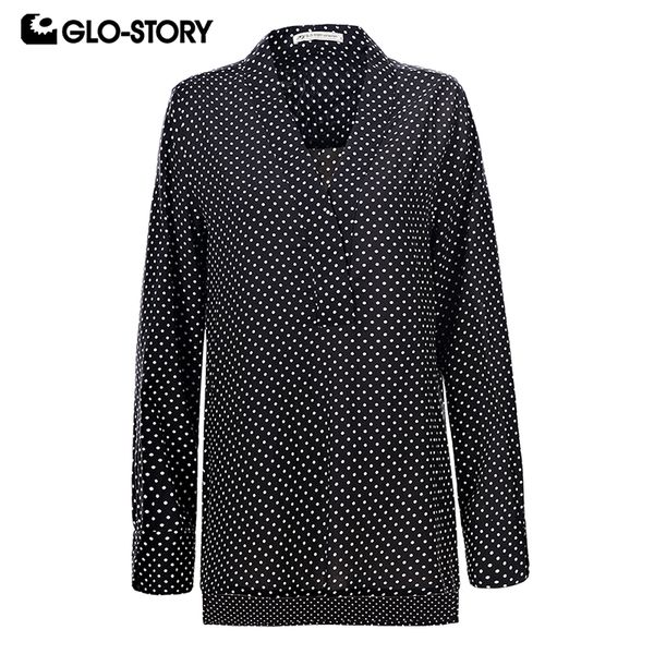 glo-story women 2018 streetwear casual blusas woman spring long sleeve deep v-neck loose polka dot blouse shirts wcs-5894, White
glo-story women 2018 streetwear casual blusas woman spring long sleeve deep v-neck loose polka dot blouse shirts wcs-5894, White