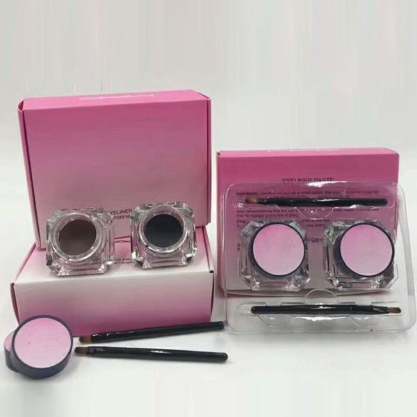 m@c eyeliner paste black brown color with brushes 2pcs per set with retail box dhl shipping
m@c eyeliner paste black brown color with brushes 2pcs per set with retail box dhl shipping