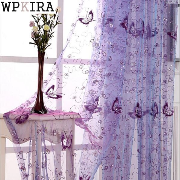 romantic modern embroidered sequins buerfly rustic sheer voile curtains for living room bedroom kitchen purple curtains 344&30
romantic modern embroidered sequins buerfly rustic sheer voile curtains for living room bedroom kitchen purple curtains 344&30