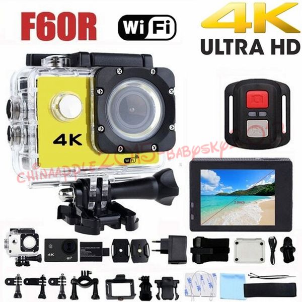 F60r with 2 4g remote 4k action camera 170d len 1080p 60fp wifi port camera 30m waterproof helmet cam diving camcorder
F60r with 2 4g remote 4k action camera 170d len 1080p 60fp wifi port camera 30m waterproof helmet cam diving camcorder