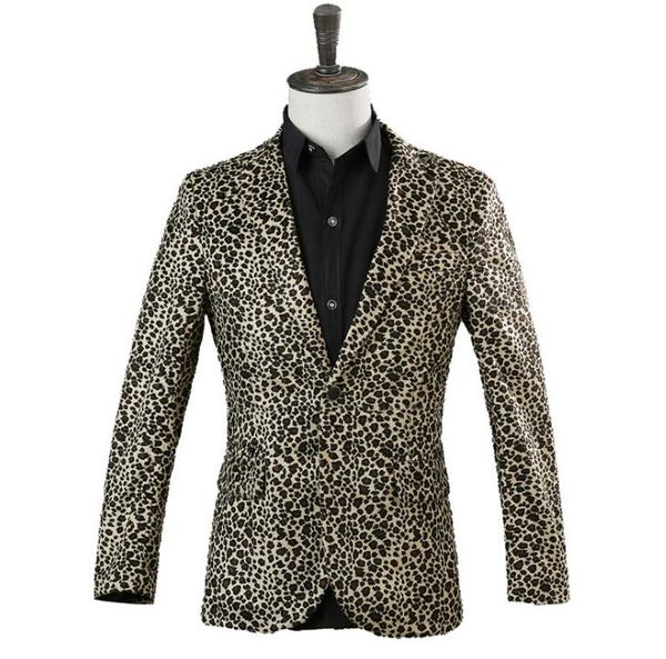 singer star style dance stage clothing jackets men leopard print suits fashion coat costume blazers mens formal dress yellow, White;black
singer star style dance stage clothing jackets men leopard print suits fashion coat costume blazers mens formal dress yellow, White;black