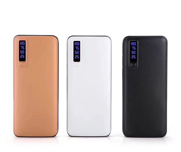 

Univer al 20000mah power bank fa t charging 3 u b with led light and di play portable battery charger for all pad iphone retail package