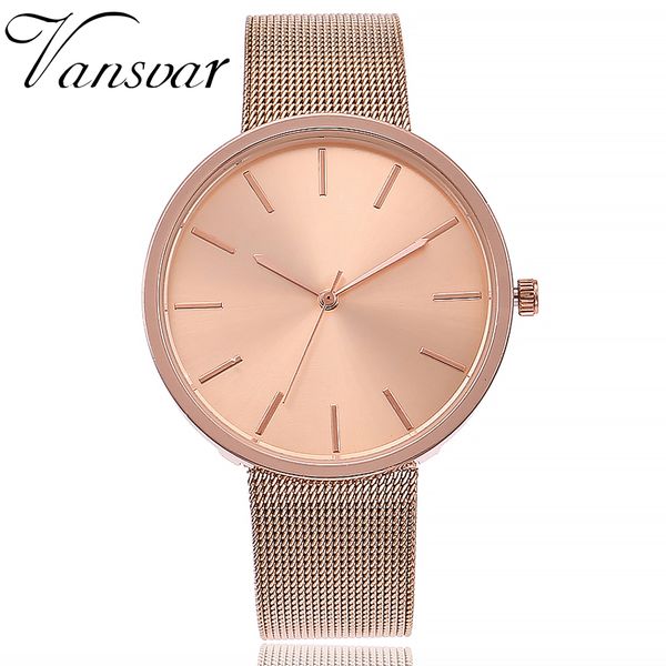 vansvar brand fashion rose gold & silver mesh band wrist watch casual women quartz watches gift drop shipping, Slivery;brown
vansvar brand fashion rose gold & silver mesh band wrist watch casual women quartz watches gift drop shipping, Slivery;brown
