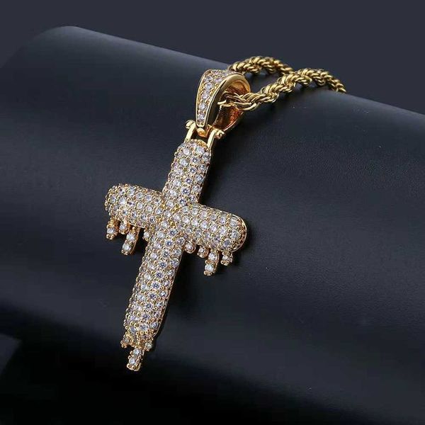 new fashion cross hiphop necklace 18k yellow white gold plated full cz cross pendant necklace for men women nice gift, Silver
new fashion cross hiphop necklace 18k yellow white gold plated full cz cross pendant necklace for men women nice gift, Silver