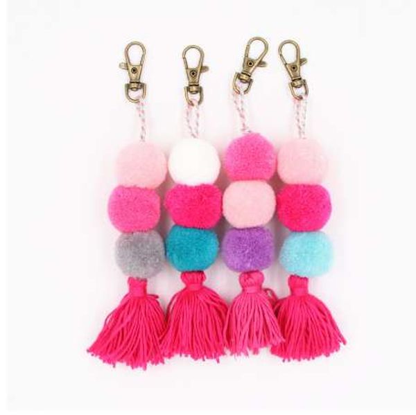 1pc new bohemia sweety pink color gradient ramp pompom keychain bag charm diy jewelry for girls, Slivery;golden
1pc new bohemia sweety pink color gradient ramp pompom keychain bag charm diy jewelry for girls, Slivery;golden