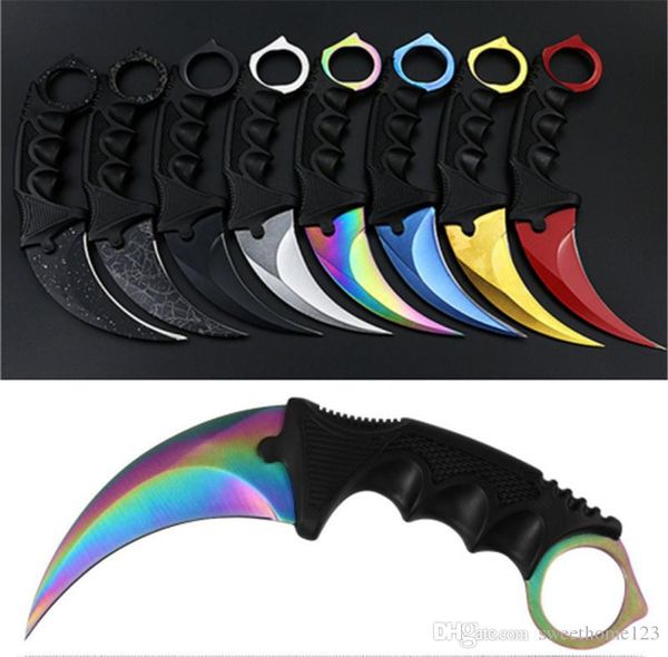 C go counter trike karambit knife with heath outdoor hunting urvival fighting knife camping tool good gift for man
C go counter trike karambit knife with heath outdoor hunting urvival fighting knife camping tool good gift for man