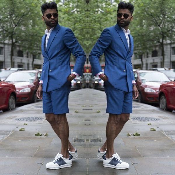 custom made royal blue men suits wedding 2018 handsome men blazer slim fit groom tuxedos summer beach 2 pieces (jacket+ short pants, Black;gray
custom made royal blue men suits wedding 2018 handsome men blazer slim fit groom tuxedos summer beach 2 pieces (jacket+ short pants, Black;gray