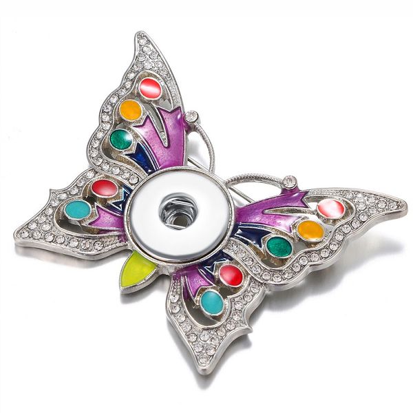 snap button jewelry butterfly 18mm snap buttons charm crystal pins brooches for women snaps jewelry, Gray
snap button jewelry butterfly 18mm snap buttons charm crystal pins brooches for women snaps jewelry, Gray
