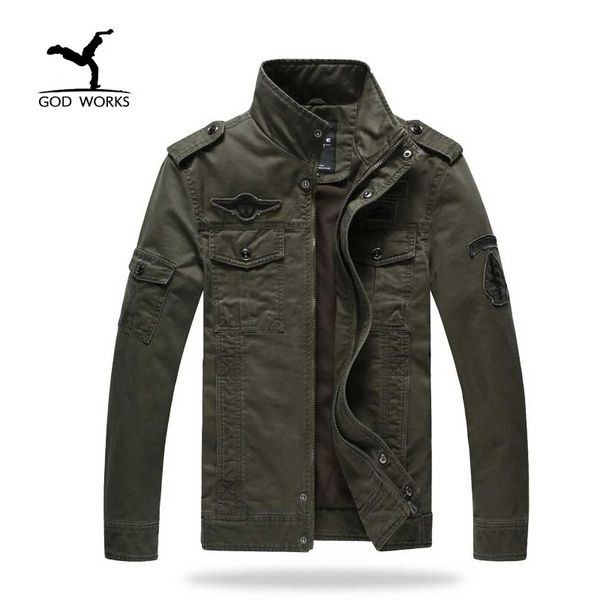 men jacket jean military plus size 6xl army soldier washing cotton air force one male clothing spring autumn mens jackets s18101802, Black;brown
men jacket jean military plus size 6xl army soldier washing cotton air force one male clothing spring autumn mens jackets s18101802, Black;brown