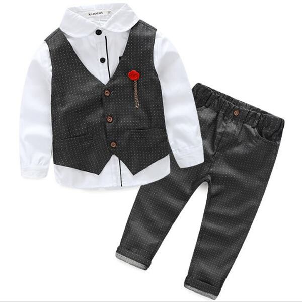 kids christmas clothing baby boys gentleman clothes cotton sleeve children 3pcs sets shirts + vest + pants broth boutique gentry dress lf024, White
kids christmas clothing baby boys gentleman clothes cotton sleeve children 3pcs sets shirts + vest + pants broth boutique gentry dress lf024, White