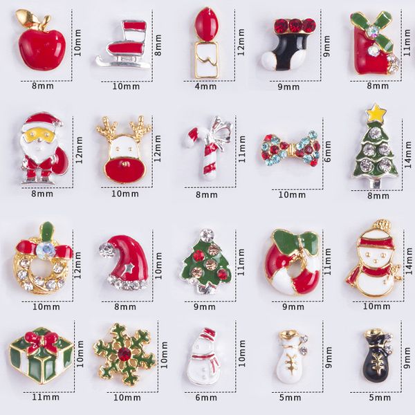 1 pot mix 10 styles christmas beaded alloy snowflake snowman santa claus gift rhinestone nail art xmas decoration phone gems tip, Silver;gold
1 pot mix 10 styles christmas beaded alloy snowflake snowman santa claus gift rhinestone nail art xmas decoration phone gems tip, Silver;gold