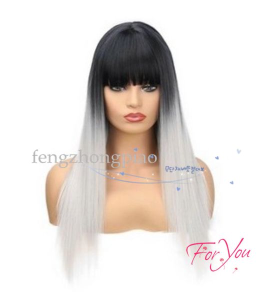 fzp 100% brand fashion long bob wig ombre grey charming wigs/heat resistant synthetic fiber straight wig /party cosplay wigs, Black
fzp 100% brand fashion long bob wig ombre grey charming wigs/heat resistant synthetic fiber straight wig /party cosplay wigs, Black