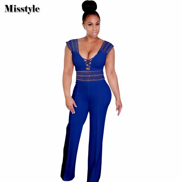 misstyle сексуальная рукавов выдалбливают декоративный узор глубокий v-образным вырезом зашнуровать женщины комбинезон широкие ноги длинные, Black;white
misstyle сексуальная рукавов выдалбливают декоративный узор глубокий v-образным вырезом зашнуровать женщины комбинезон широкие ноги длинные, Black;white