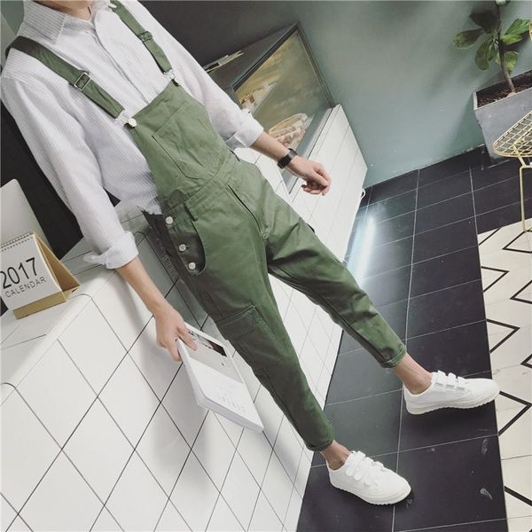male casual overalls hip hop male casual loose pants new arrival army green jumpsuits men suspender trousers 041608, Black
male casual overalls hip hop male casual loose pants new arrival army green jumpsuits men suspender trousers 041608, Black