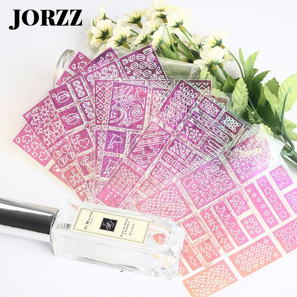 100sheets reflective pink diy nail art hollow 3d sticker cute little pattern nail transfer guide template design tools, Black
100sheets reflective pink diy nail art hollow 3d sticker cute little pattern nail transfer guide template design tools, Black