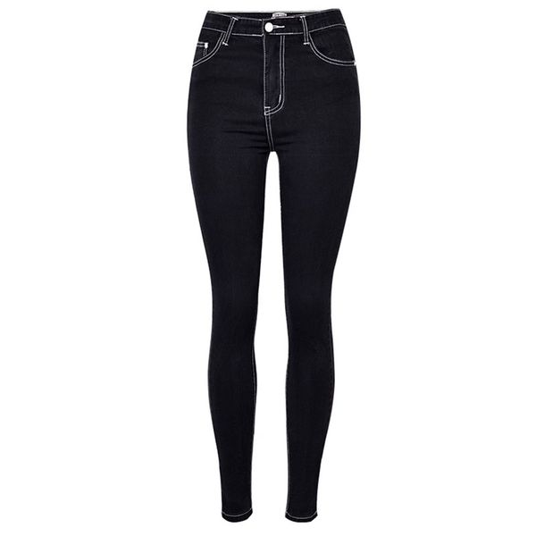 black jeans for women ankle-length pants new stretch high waist cotton denim jeans famale skinny slim pencil elastic trousers, Blue
black jeans for women ankle-length pants new stretch high waist cotton denim jeans famale skinny slim pencil elastic trousers, Blue