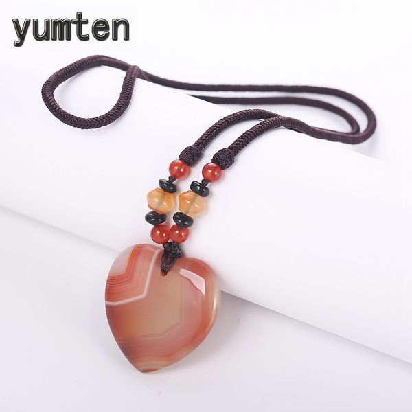 yumten classic women long necklaces agate gem chain heart power ornaments sweater chain red beaded black spacer bag rope chains, Silver
yumten classic women long necklaces agate gem chain heart power ornaments sweater chain red beaded black spacer bag rope chains, Silver