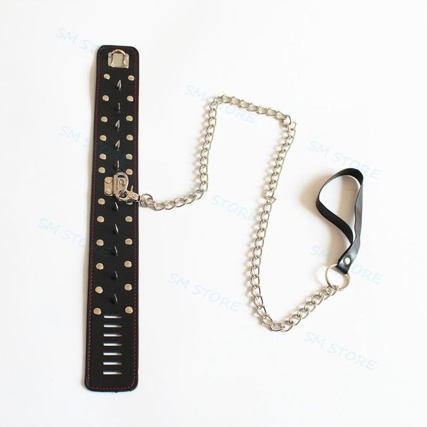 choker leash rock sharp collar studs black handmade neck rivet spike chain #r56 quvcj