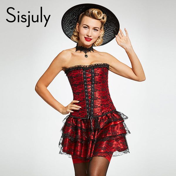 sisjuly 2017 vintage corsets women color block floral print lace up corsets temptation female vintage new arrival, Black;white
sisjuly 2017 vintage corsets women color block floral print lace up corsets temptation female vintage new arrival, Black;white