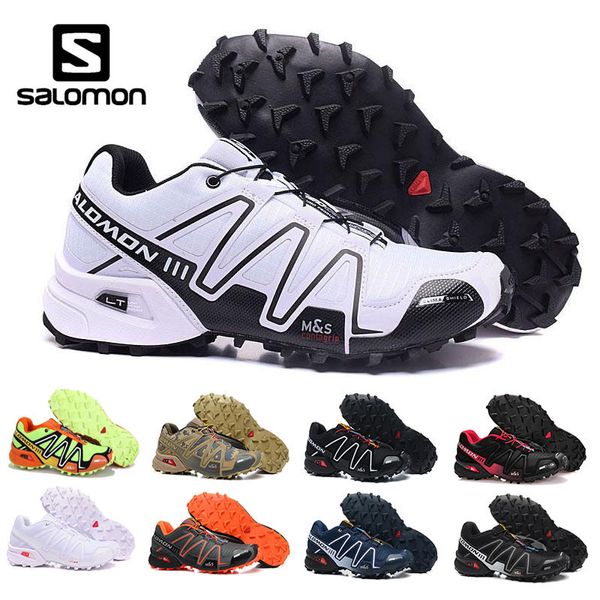 

High top Salomon mens Fencing Shoes Speed Cross 3 CS III light bred white white sneaker for outdoor walking jogging shoes eur 40-46